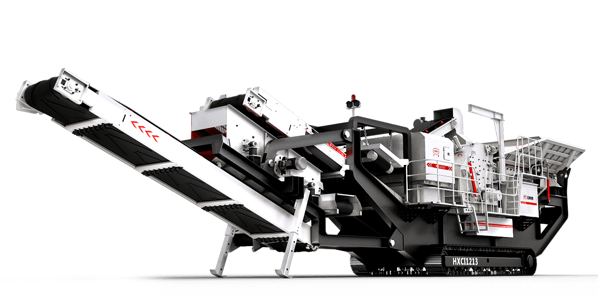 履帶式移動(dòng)破碎站