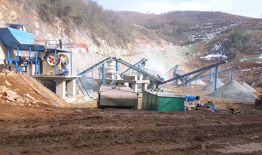 日產(chǎn)5000噸玄武巖破碎生產(chǎn)線