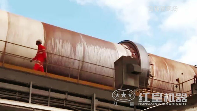 用戶巡檢回轉(zhuǎn)窯運(yùn)行情況實(shí)拍