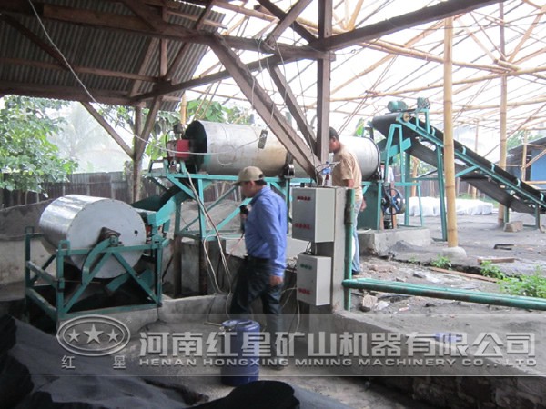 磁選現(xiàn)場(chǎng) 磁選現(xiàn)場(chǎng)