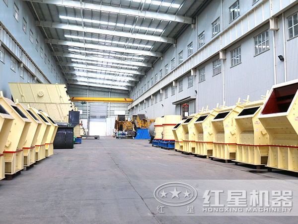 石子破碎機(jī)的生產(chǎn)車間