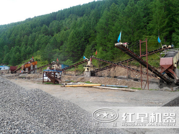 制砂生產現場 制砂生產現場