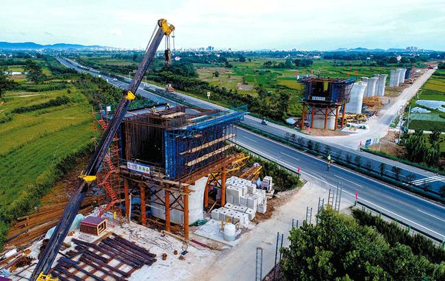 高鐵建設(shè)現(xiàn)場