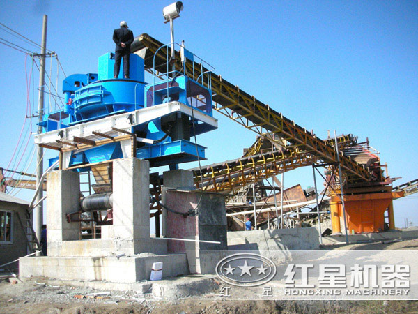 內蒙古制砂機現場圖