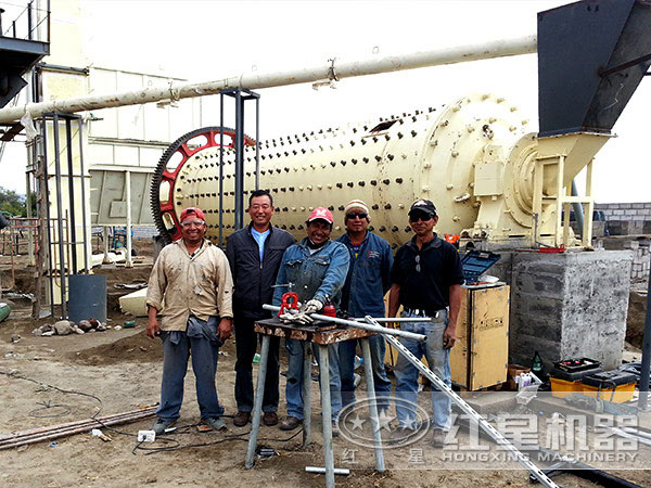 球磨機生產現場實拍