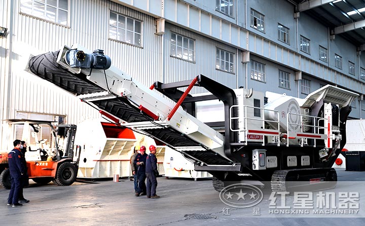 履帶式移動破碎站