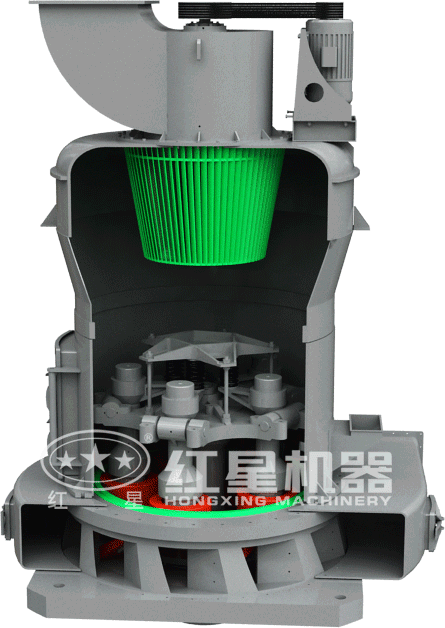 玄武巖雷蒙磨粉機工作原理