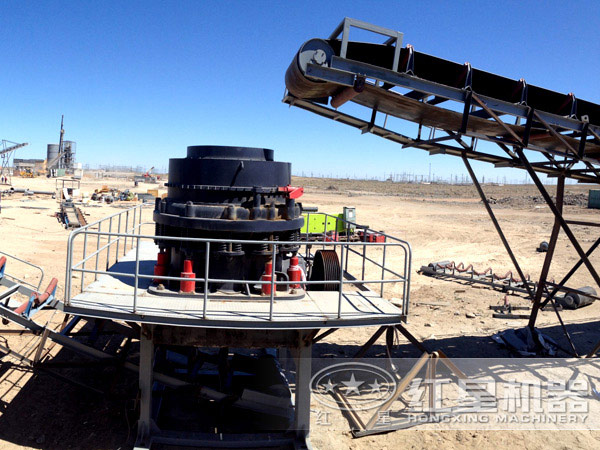 圓錐破碎機現場