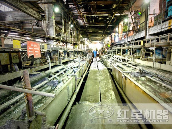 浮選機(jī)現(xiàn)場