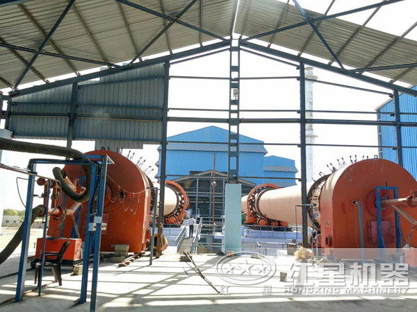 石灰窯生產現場實拍