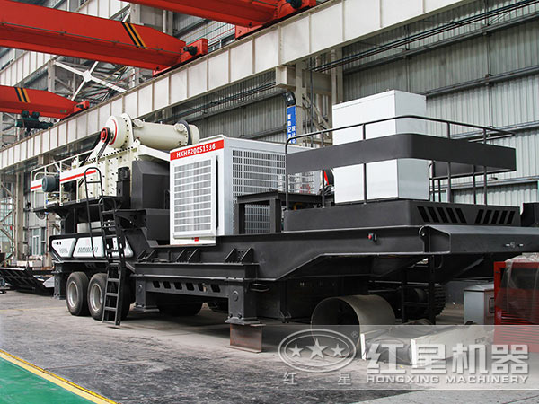 筑垃圾移動破碎站廠家實拍