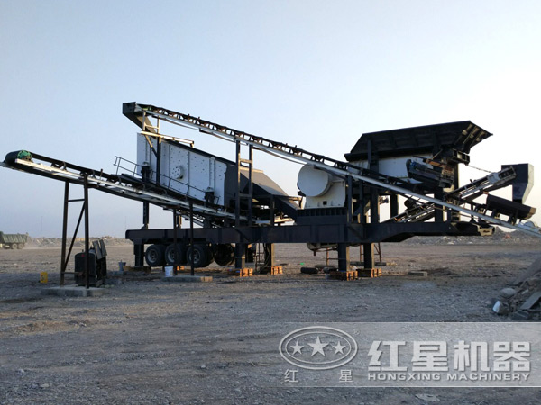移動石子破碎站實拍