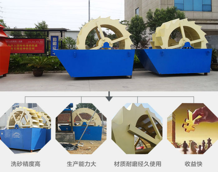 大型河砂洗砂機(jī)突出亮點(diǎn)