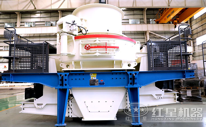 花崗巖制砂機設(shè)備實拍