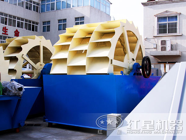 2914輪斗式洗石機洗砂機設備實拍