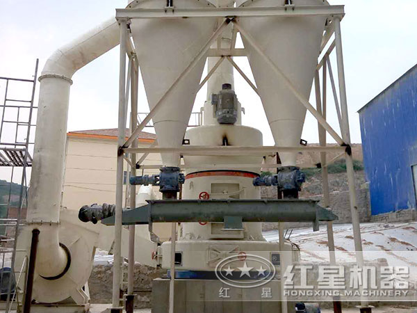 紅星方解石用戶磨粉現(xiàn)場實拍