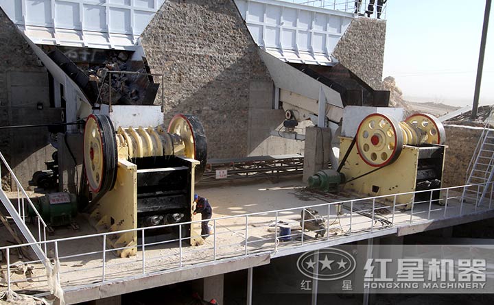 河北用戶石頭破碎機生產現場