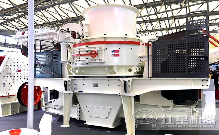 紅星花崗巖制砂機亮相上海寶馬展