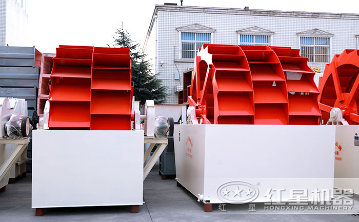 紅星石粉洗砂機(jī)設(shè)備實(shí)拍