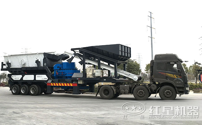 紅星車載碎石機發(fā)貨圖