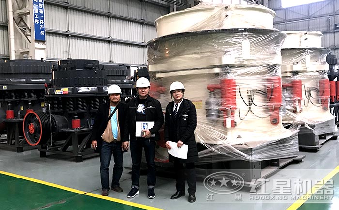 海泡石圓錐破碎機廠區