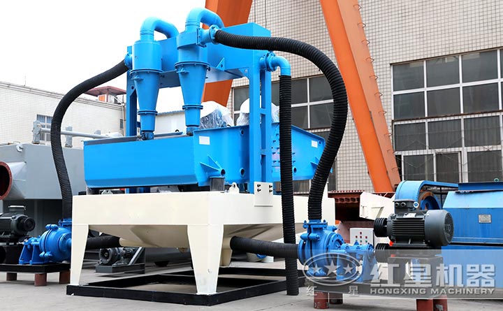 洗砂回收機(jī)側(cè)面實(shí)拍