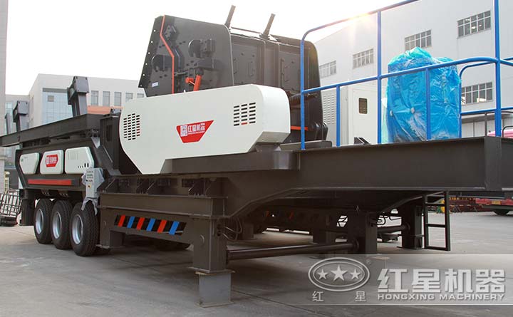 可移動一體式碎沙機+反擊式破碎機