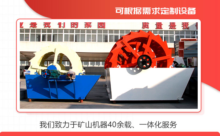 輪斗式洗砂機