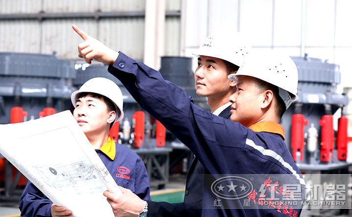 工程師為用戶設(shè)計(jì)石子加工設(shè)備