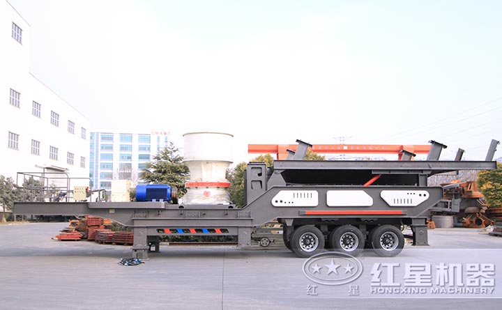 輪胎式圓錐移動破碎站-配置單缸液壓圓錐破