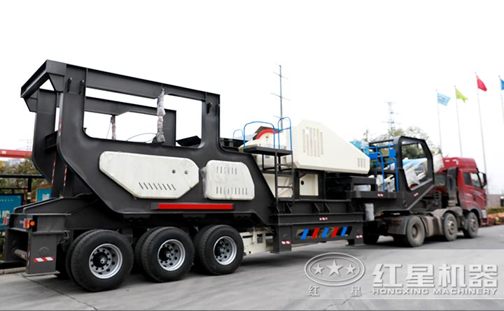 車載移動(dòng)磕石機(jī)發(fā)貨中