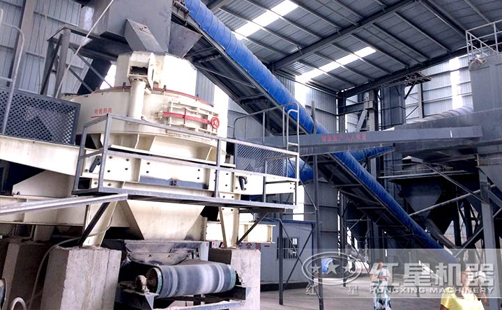 河北某制砂生產(chǎn)項目現(xiàn)場