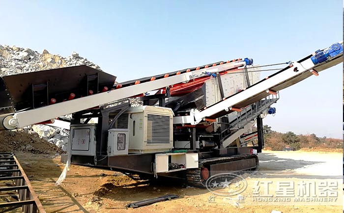 建筑垃圾處理現場