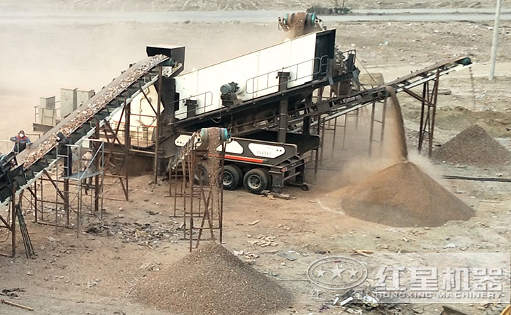 小型建筑垃圾現場物料展示