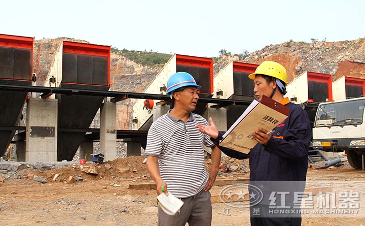 工程師親臨現場指導設備安裝