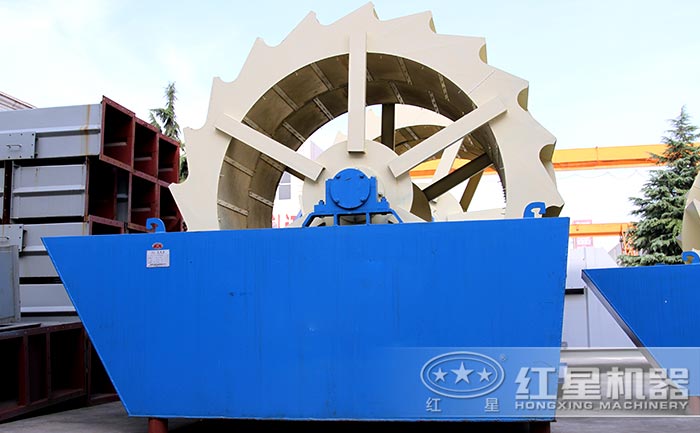 輪斗式洗砂機(jī)洗沙干凈，細(xì)沙流失率低