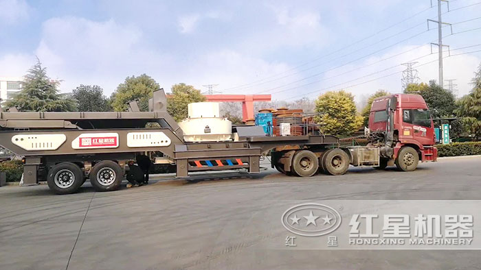 移動破碎機搭載制砂機