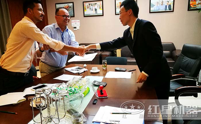 紅星客戶來(lái)廠參觀考察，簽約現(xiàn)場(chǎng)