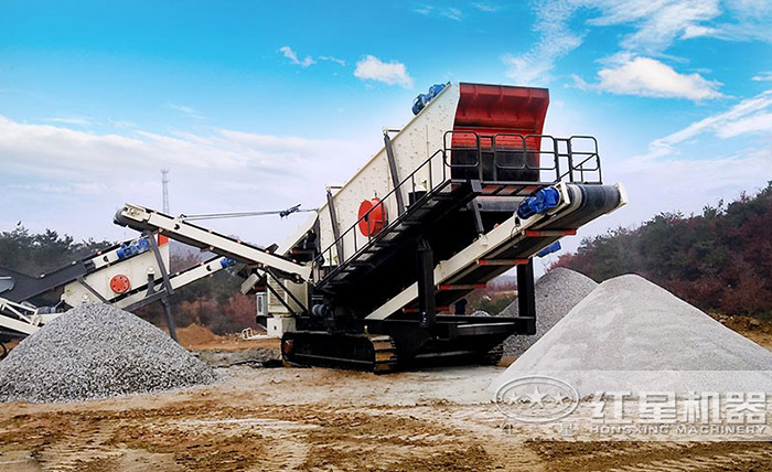 移動小型扎石機(jī)現(xiàn)場