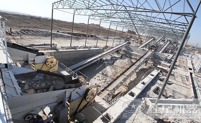 機制砂骨料生產現場圖 機制砂骨料生產現場圖