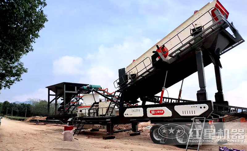 移動式新型河卵石制砂機