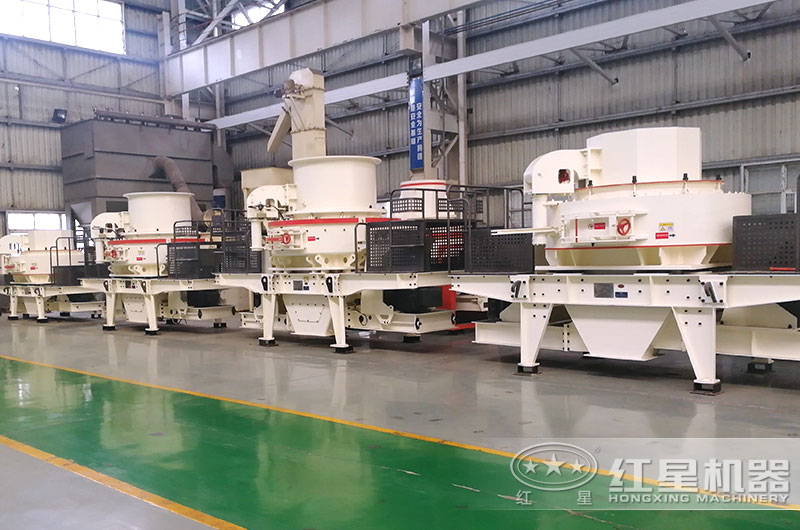 鵝卵石制沙機(jī)車間實(shí)拍圖