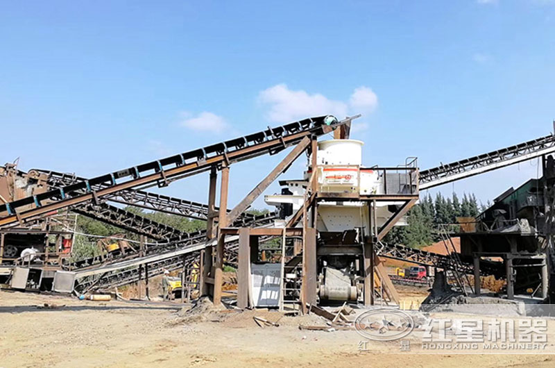 人工制砂機(jī)生產(chǎn)現(xiàn)場(chǎng)