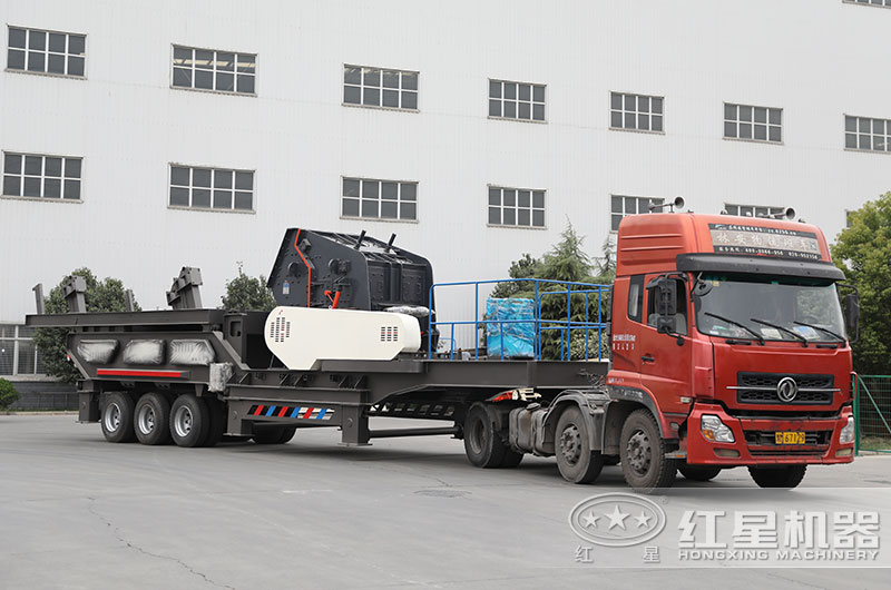 移動石頭粉碎機圖片（反擊式）